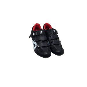 Peloton Cycling Black Bike Shoes With Cleats Size 46 Men's 12